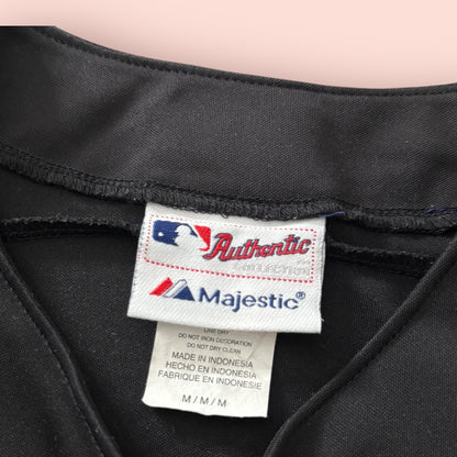 Majestic MLB Miami Marlins Baseball Jersey Mens Medium