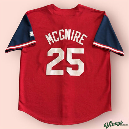 Starter MLB St Louis Cardinals Mark McGwire Baseball Jersey Mens XL