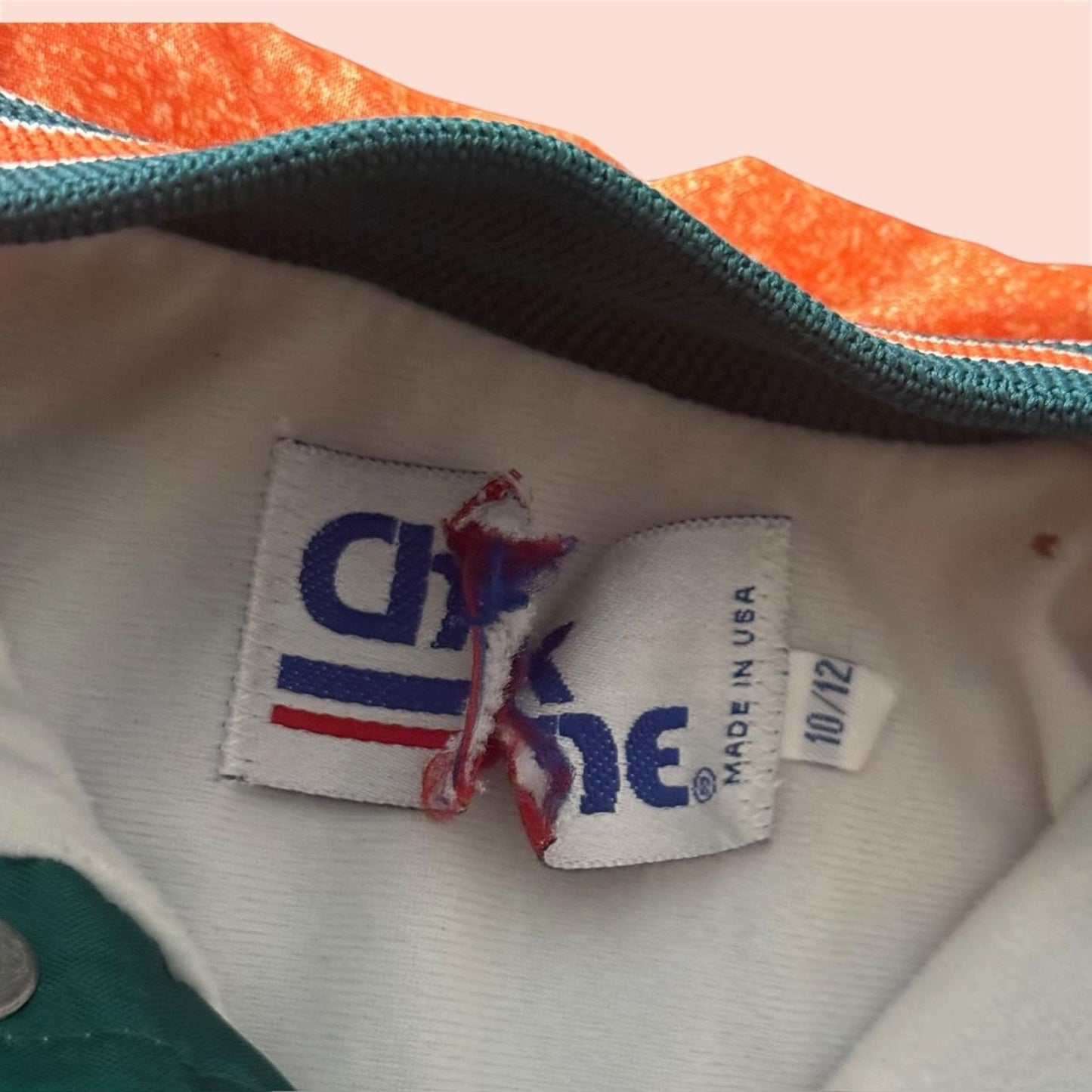Vintage Chalk Line NFL Miami Dolphins Fanimation Football Jacket Youth Medium