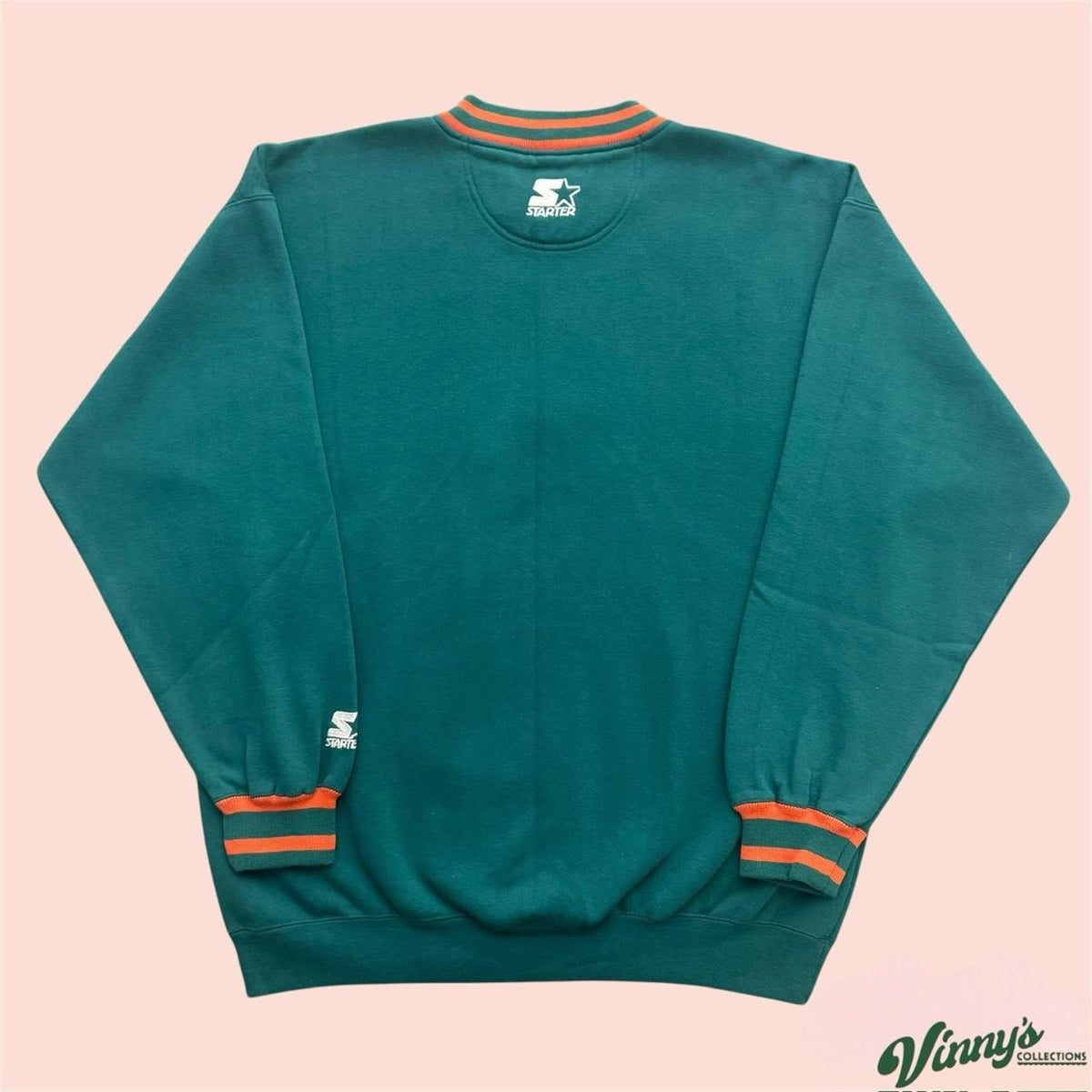 Vintage 90s Starter Miami Dolphins Football Sweatshirt Mens XL