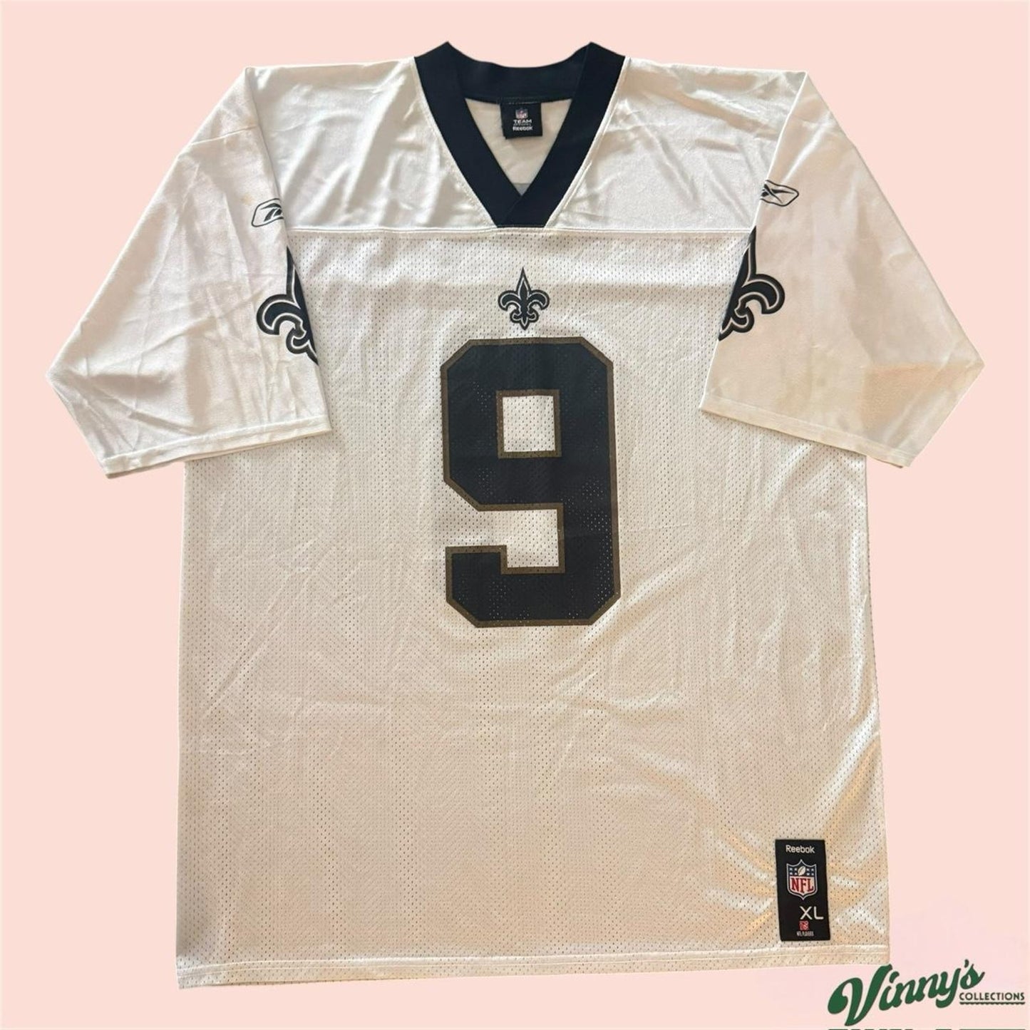 Reebok NFL New Orleans Saints Drew Brees Football Jersey Mens XL