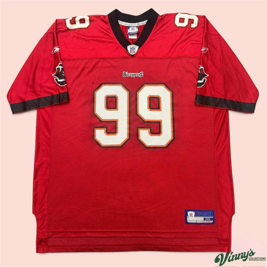 Vintage 00s Reebok Tampa Bay Buccaneers Warren Sapp Football Jersey Mens 2XL
