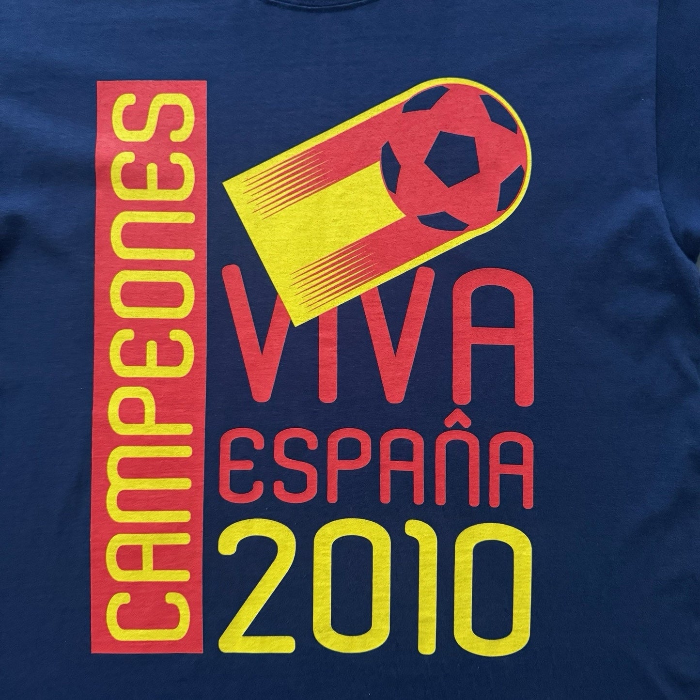 Spain Xabi Alonso 2010 World Cup Champions Soccer Shirt Mens Medium