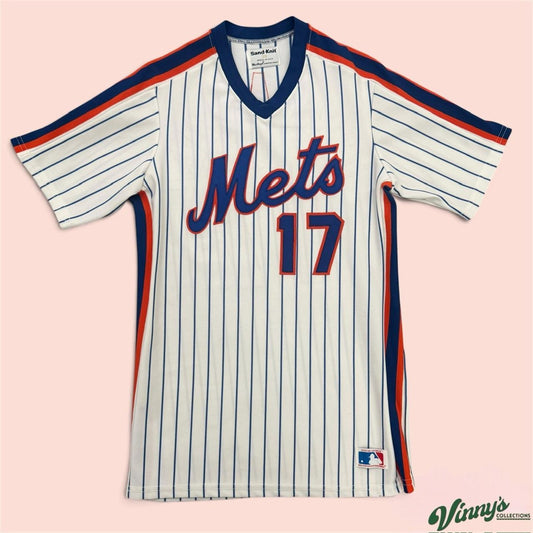Vintage 80s Sand Knit New York Mets Keith Hernandez Baseball Jersey Mens Medium