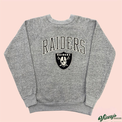 Vintage 90s Los Angeles Raiders Football Sweatshirt Mens Large