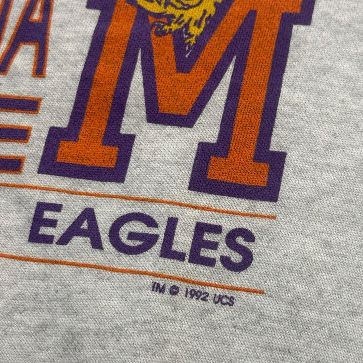 Vintage 90s Hanes Minnesota Screaming Eagles College Crewneck Sweatshirt Mens XL
