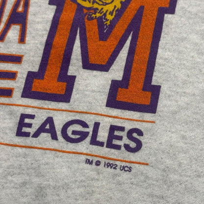 Vintage 90s Hanes Minnesota Screaming Eagles College Crewneck Sweatshirt Mens XL
