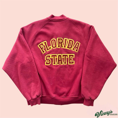 Vintage 90s Russell Athletic FSU Florida State Seminoles College Jacket Mens XL
