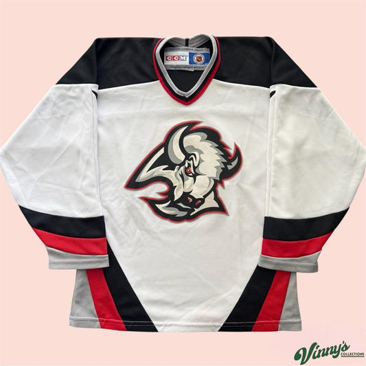 Vintage 90s CCM NHL Buffalo Sabres Miroslav Satan Hockey Jersey Youth Large XL