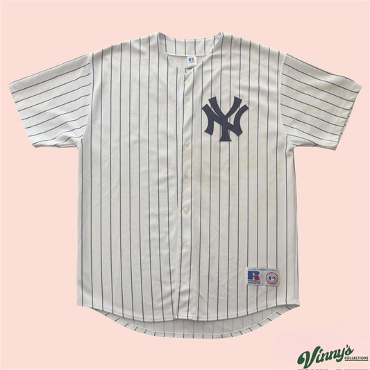 Russell Athletic MLB New York Yankees Derek Jeter Baseball Jersey Mens XL
