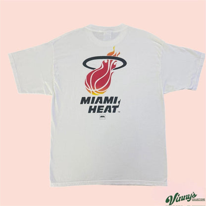 Vintage 90s Gildan NBA Miami Heat Pocket Logo Basketball Shirt Mens XL