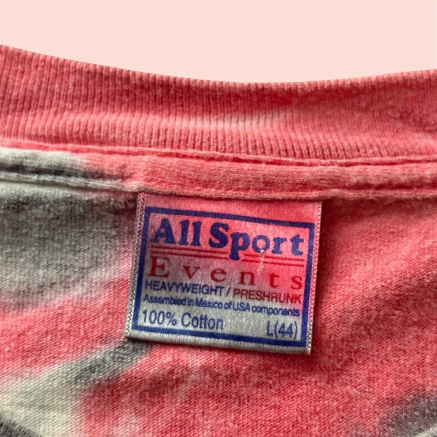 Vintage 90s All Sport Ohio State Buckeyes Tie Dye College Shirt Mens Large