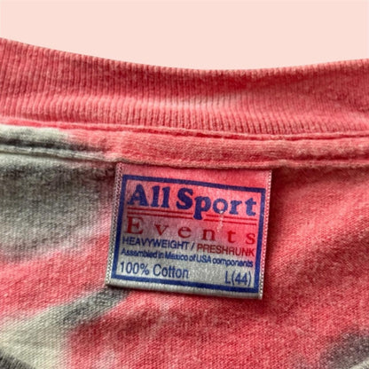 Vintage 90s All Sport Ohio State Buckeyes Tie Dye College Shirt Mens Large