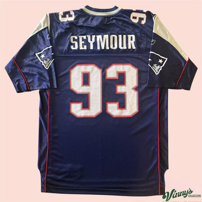 Vintage Reebok New England Patriots Richard Seymour Football Jersey Mens Large