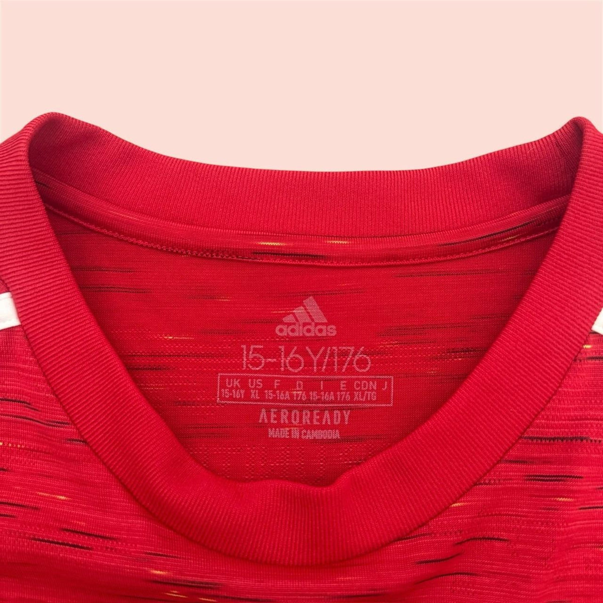 Adidas 2021 Manchester United Soccer Jersey Kit Youth XL