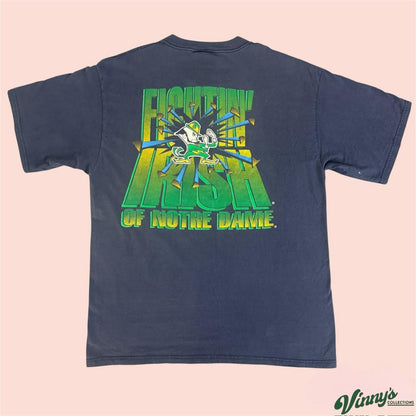 Vintage 90s Notre Dame Fighting Irish Breakthorugh College Shirt Mens XL