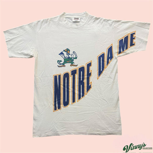 Vintage 90s Team Edition Apparel Notre Dame College Shirt Mens 2XL
