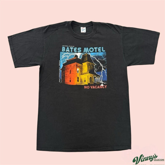 Vintage 90s Jerzees Universal Studios Bates Motel Shirt Mens Xl