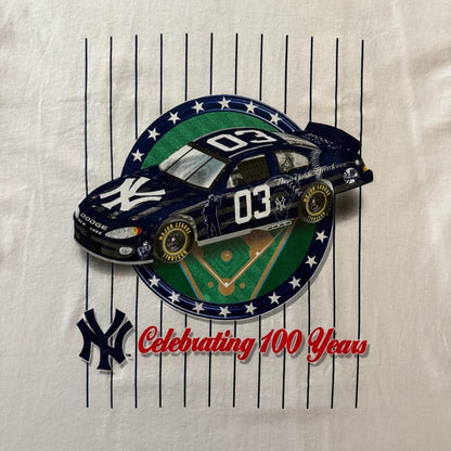 Vintage Chase Authentics MLB New York Yankees 100 Anniversary Shirt Mens Medium
