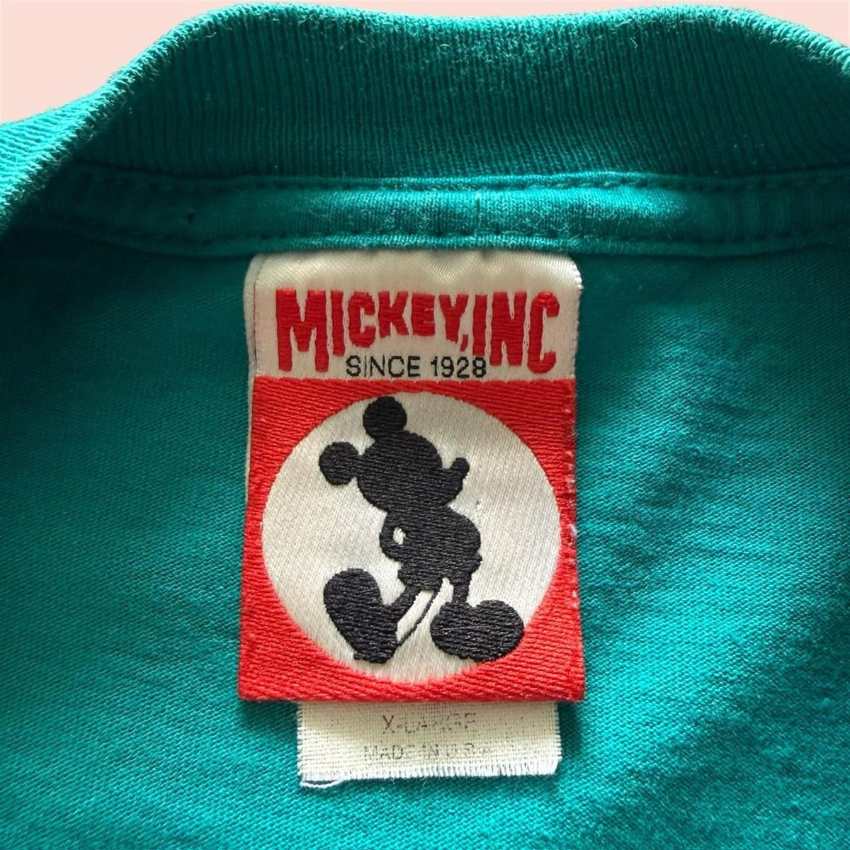 Vintage 90s 1996 Mickey Inc Walt Disney 25th Anniversary Shirt Mens XL