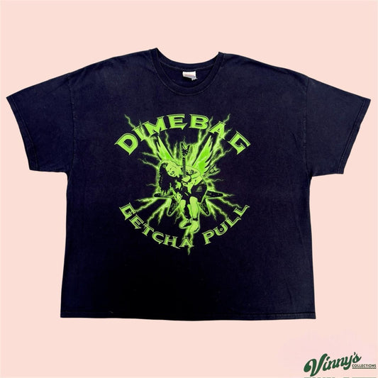 Vintage 00s Y2K Pantera Dimebag Darrell Getcha Pull Shirt Mens 2XL