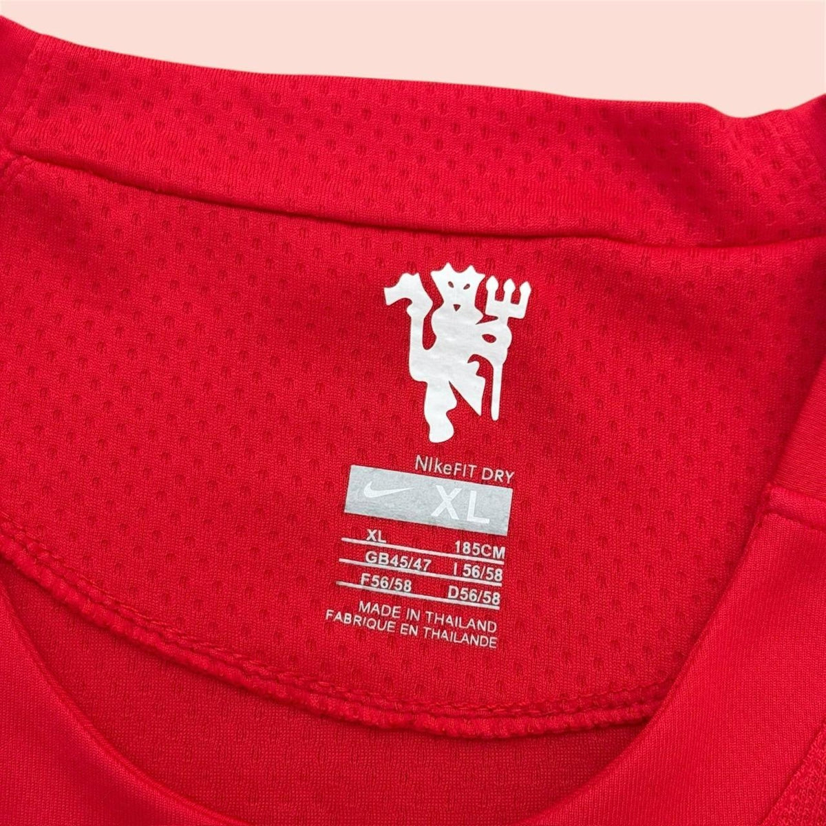 Vintage 2008 Nike Manchester United Cristiano Ronaldo Soccer Jersey Mens XL