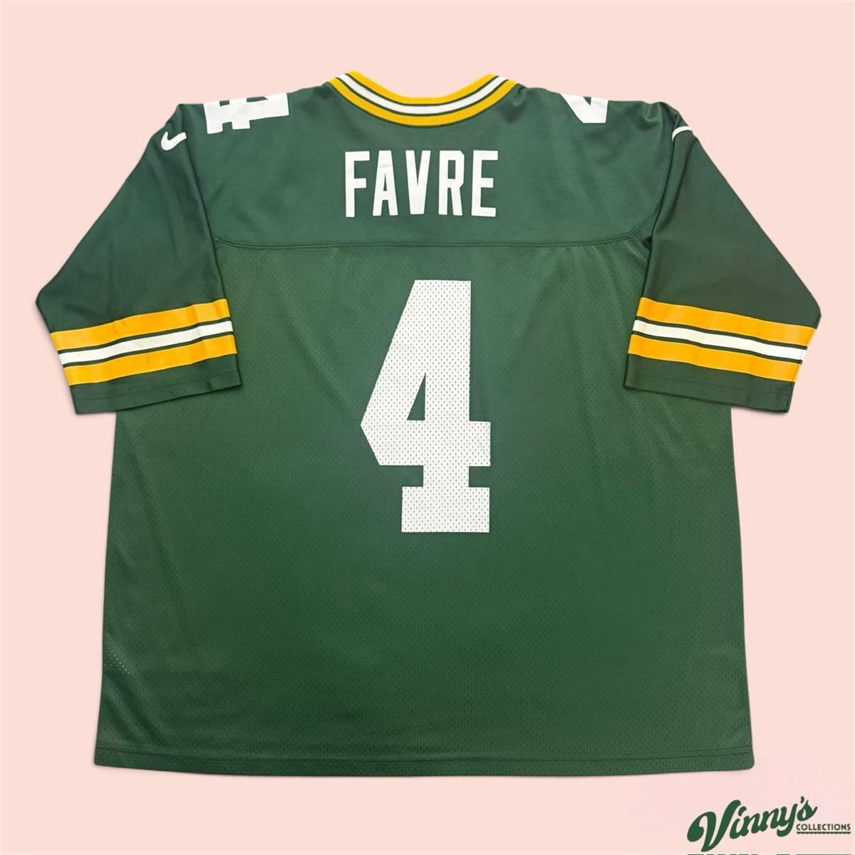 Vintage 90s Nike NFL Green Bay Packers Brett Favre Football Jersey Mens Large