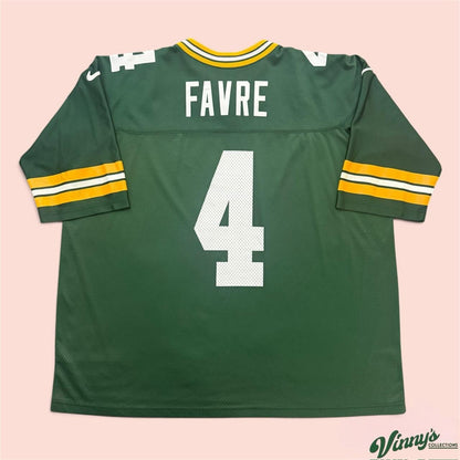 Vintage 90s Nike NFL Green Bay Packers Brett Favre Football Jersey Mens Large