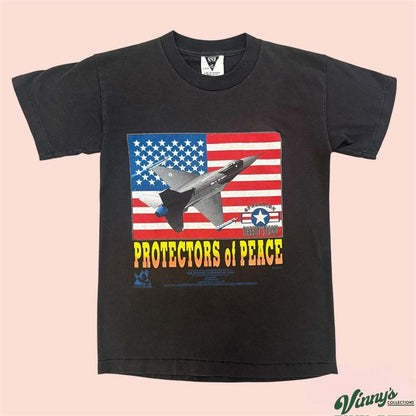 Vintage 90s SSI Operation Desert Storm Protectors of Peace Shirt Youth Large