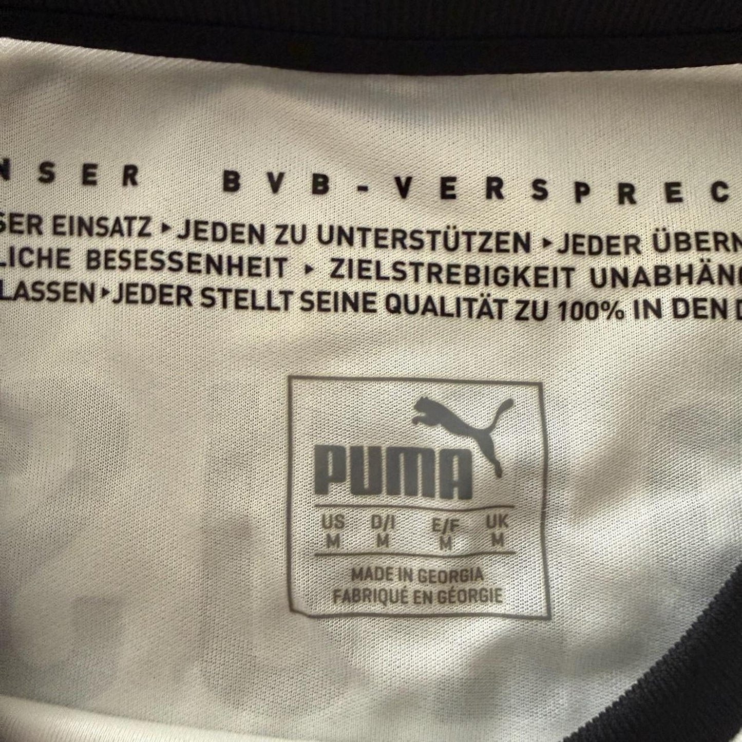 2015/16 Puma Borussia Dortmund Marco Reus Third Soccer Kit Jersey Mens Medium