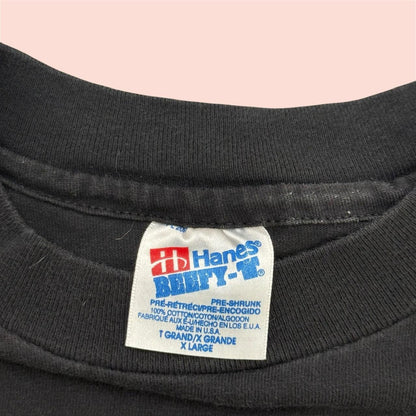 Vintage 90s Hanes Beefy 1994 Sturgis Black Hills Biker Shirt Mens XL