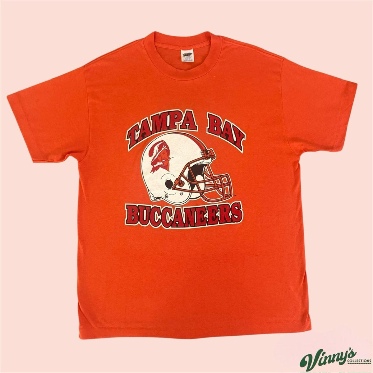 Vintage 80s Trench NFL Tampa Bay Buccaneers Football Shirt Mens XL