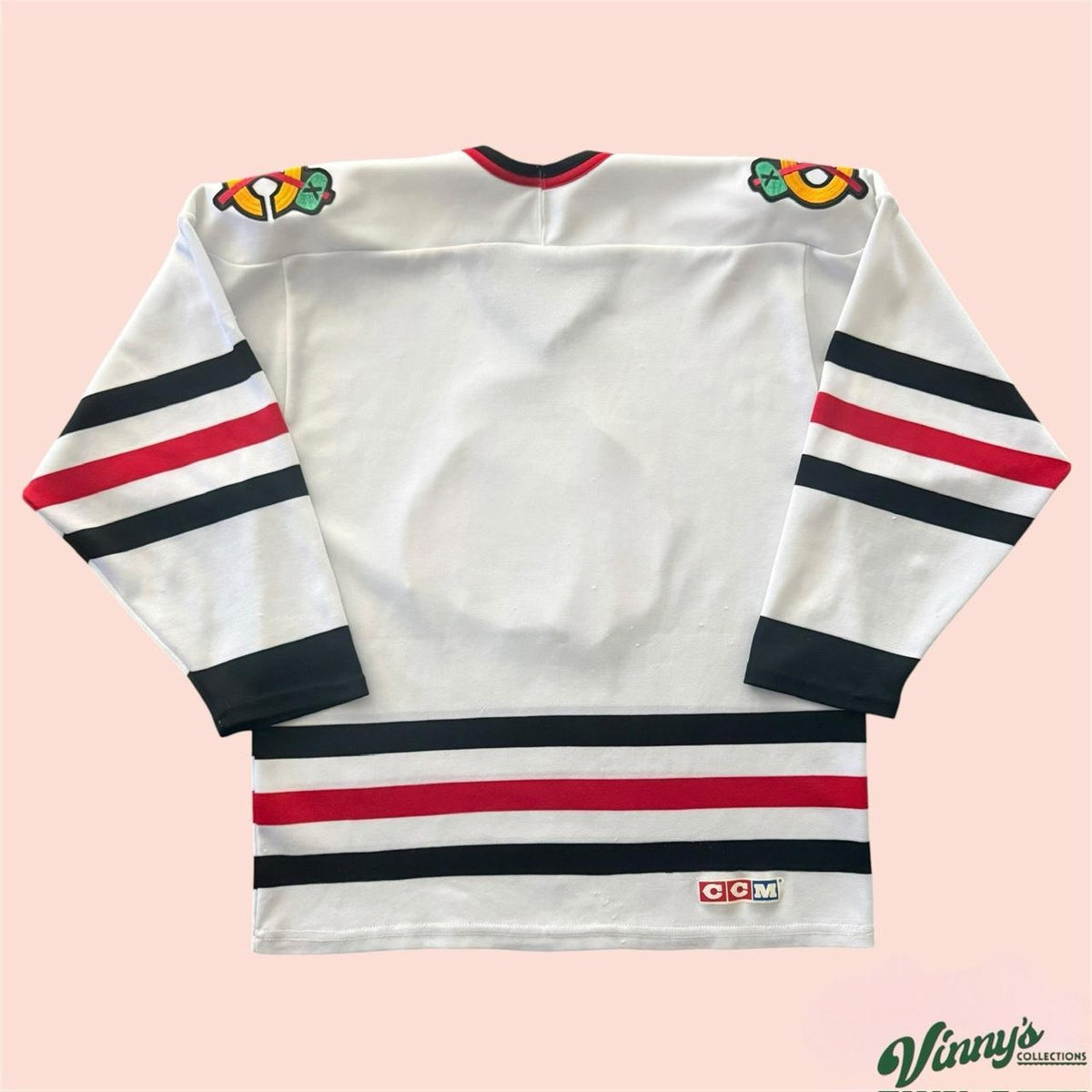 Vintage 90s CCM NHL Chicago Blackhawks Hockey Jersey Mens Medium