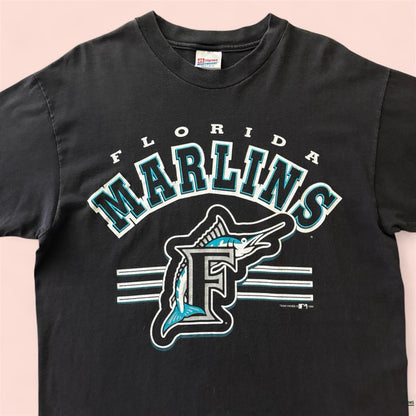 Vintage MLB Florida Marlins Baseball Shirt Mens Large