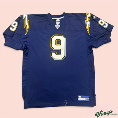 Vintage Reebok San Diego Chargers Drew Brees Stitched Football Jersey Mens 2XL