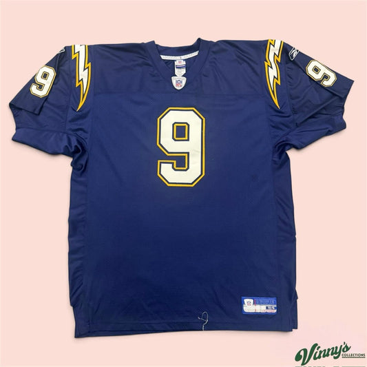 Vintage Reebok San Diego Chargers Drew Brees Stitched Football Jersey Mens 2XL