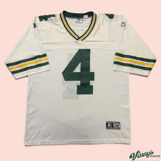 Vintage 90s Starter Green Bay Packers Brett Favre Football Jersey Mens Large
