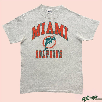 Vintage 90s Bike NFL Miami Dolphins Football Shirt Mens Medium