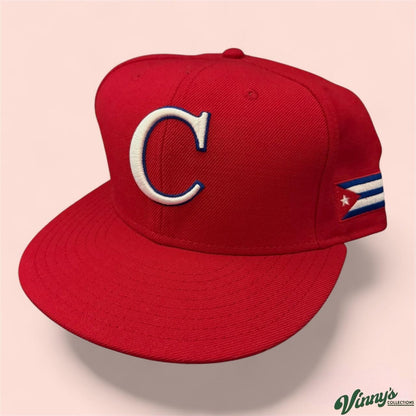 New Era Cuba World Baseball Classic WBC Fitted Hat 7 1/2