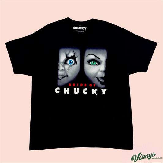 Chucky Bride of Chucky Horror Movie Shirt Mens XL