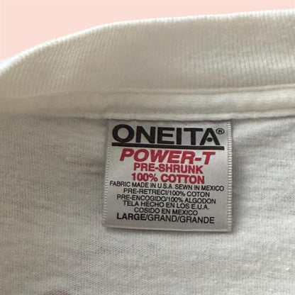 1995 Oneita Florida State Miami Hurricanes Lights Out College Shirt Mens Large