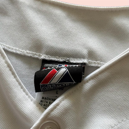 Vintage Majestic MLB Texas Rangers Baseball Jersey Mens Large