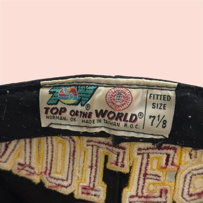 Vintage 90s Top of the World FSU Florida State Seminoles College Fitted Hat