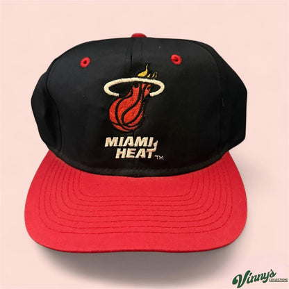 Vintage 90s AJD NBA Miami Heat Basketball Snapback Hat