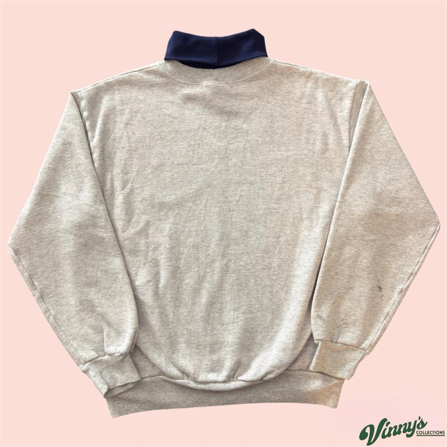 Vintage Majestic MLB New York Yankees Mockneck Baseball Sweatshirt Mens Medium