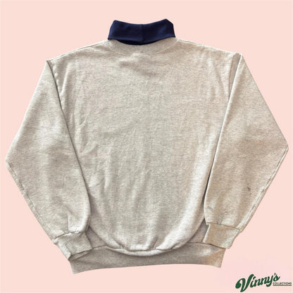 Vintage Majestic MLB New York Yankees Mockneck Baseball Sweatshirt Mens Medium