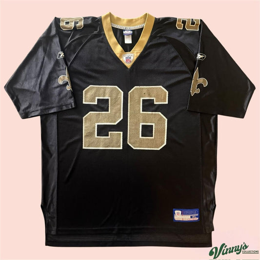 Vintage Reebok NFL New Orleans Saints Deuce McAllister Football Jersey Mens XL