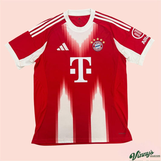 Adidas 2025/26 Bayern Munich Michael Olise Soccer Football Jersey Kit Mens Large
