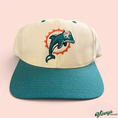 Vintage 90s Twins Enterprise Miami Dolphins Snapback Hat
