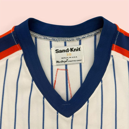 Vintage 80s Sand Knit New York Mets Keith Hernandez Baseball Jersey Mens Medium